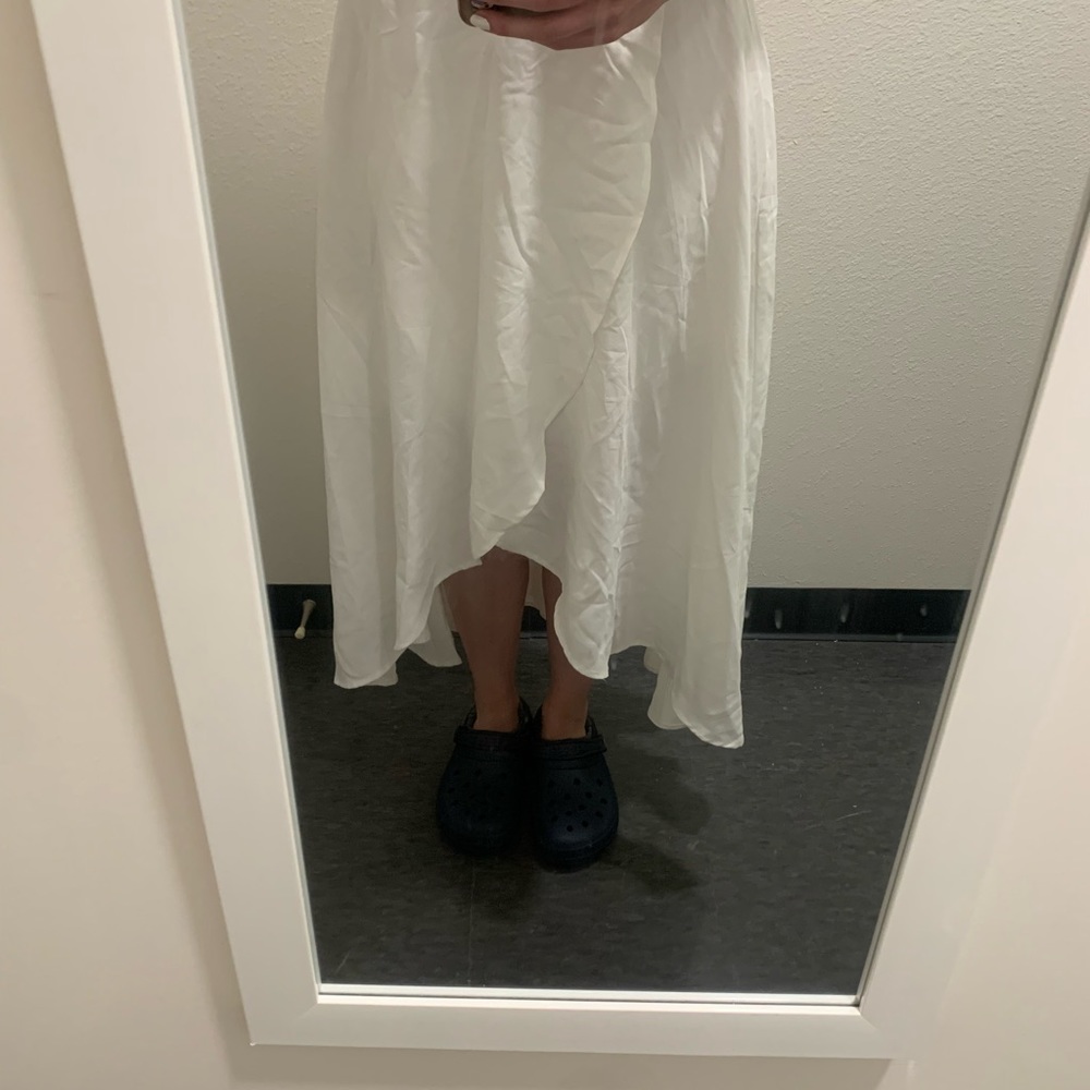 Long white dress